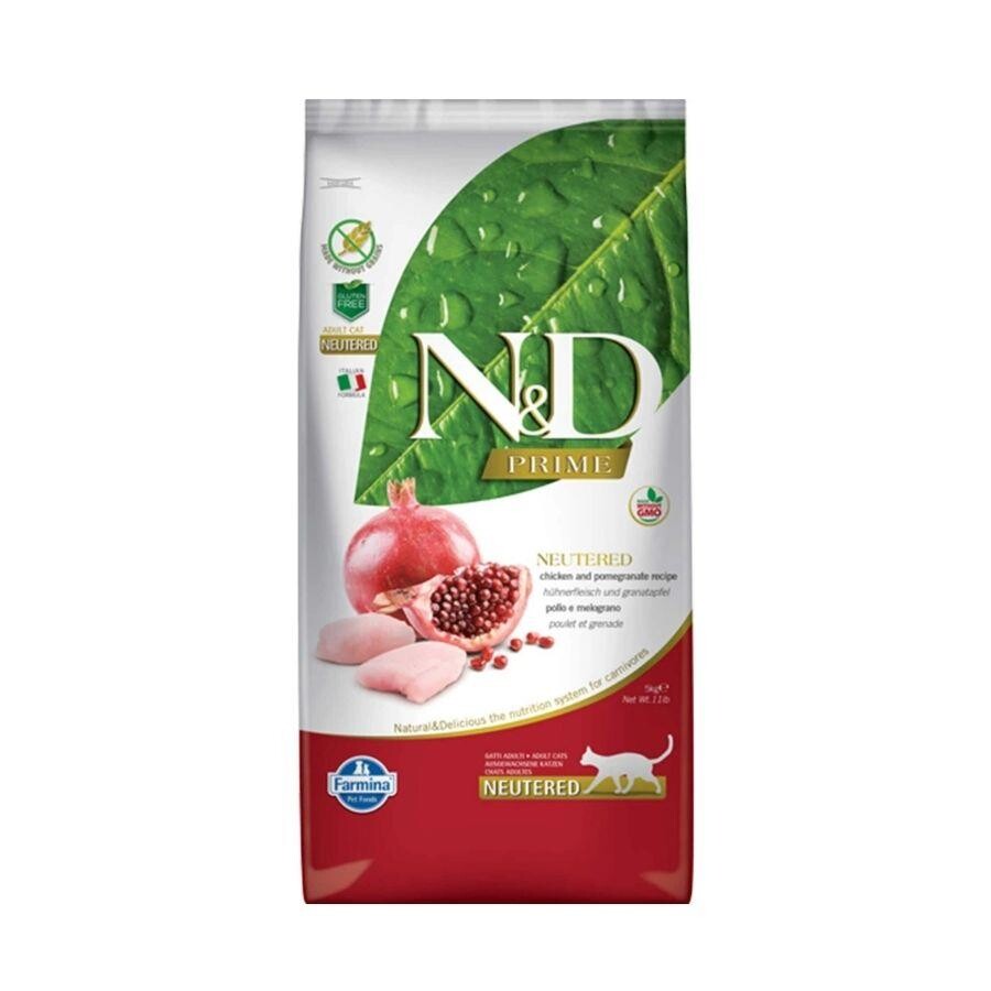 N&d Tahılsız Tavuk Narlı Kısırlaştırılmış Yetişkin Kedi Maması 10 KG | SRC: Barcode: 8010276031334